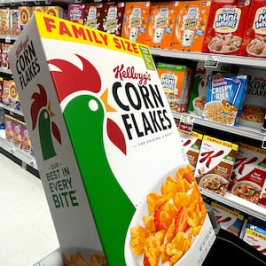 Kellogg's cold cereal products are pictured in a market in New York, U.S., June 21, 2022. 