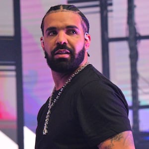 Drake performs onstage at a concert in Atlanta