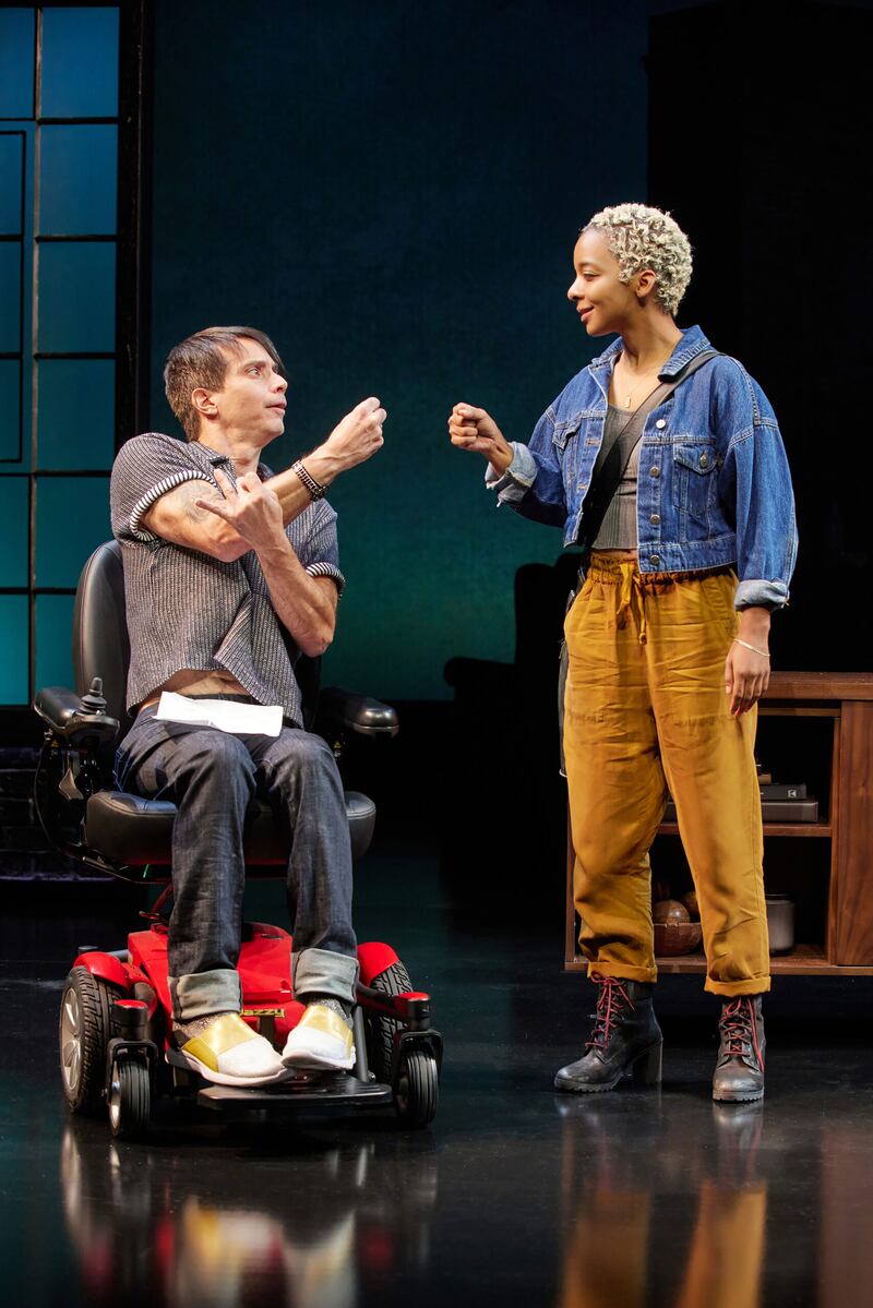 Gregg Mozgala and Kara Young in 'Cost of Living.'