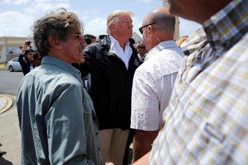 Donald Trump Geraldo Rivera Puerto Rico