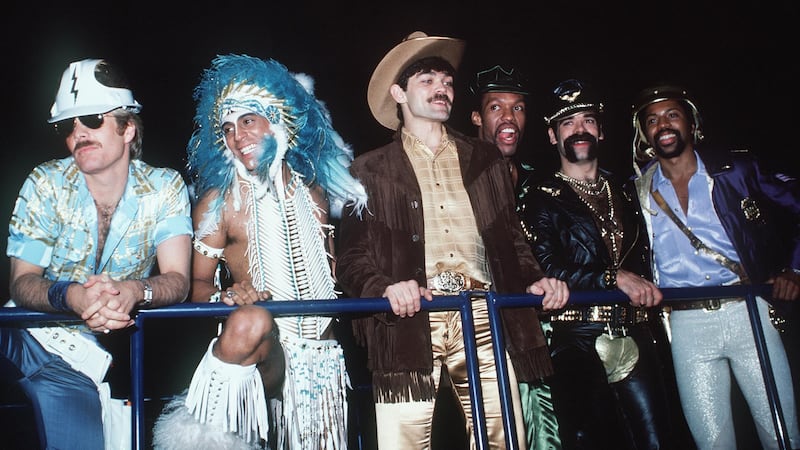 378288 01: 1980's New York, NY. The Village People at Studio 54. (Photo by Robin Platzer/Twin Images & Online USA)