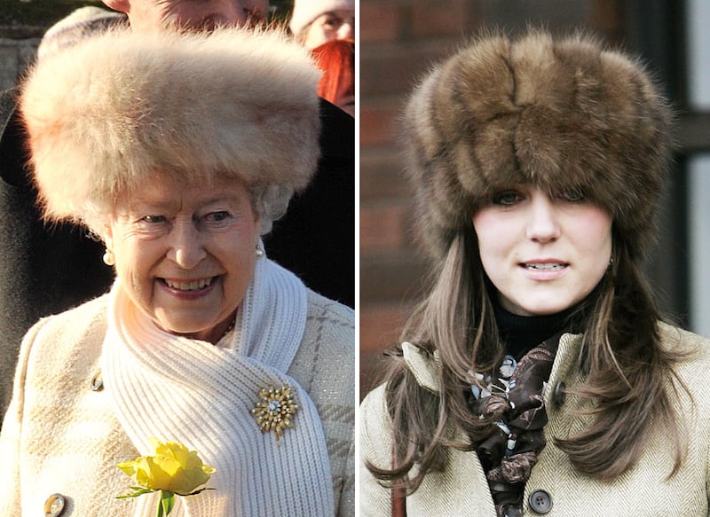 articles/2011/04/23/kate-middletons-hats-vs-the-queens-hats-who-wore-it-better/kate-and-elizabeths-hats---fur_z1klbi