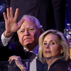 Gov. Tim Walz (D-MN) and wife, Gwen.