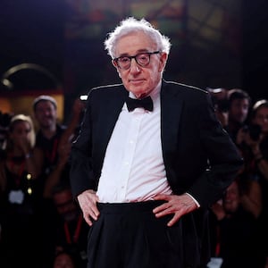 Director Woody Allen at the 80th Venice Film Festival. 