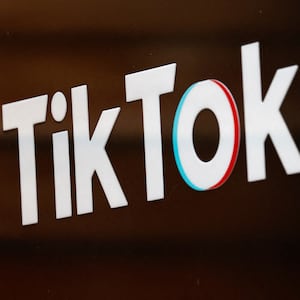  The TikTok logo is pictured outside the company's U.S. head office in Culver City, California, U.S.