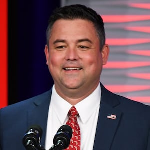  Florida GOP Chairman Christian Ziegler addresses attendees at the Florida Freedom Summit