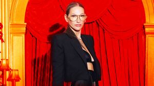 A photo illustration of Jenna Lyons on RHONY.