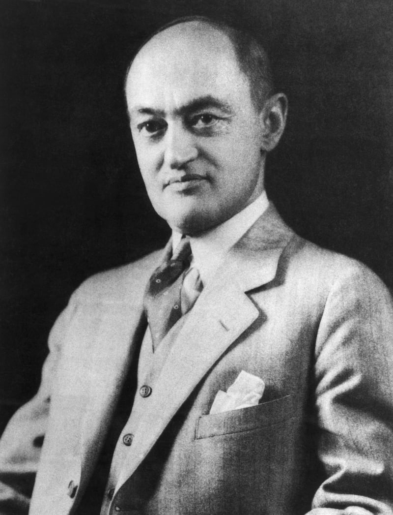 Joseph Alois Schumpeter (1883-1950), in an undated photograph.