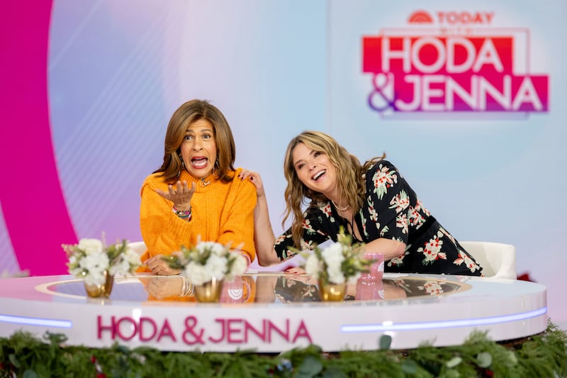 Hoda Kotb with Jenna Bush Hager