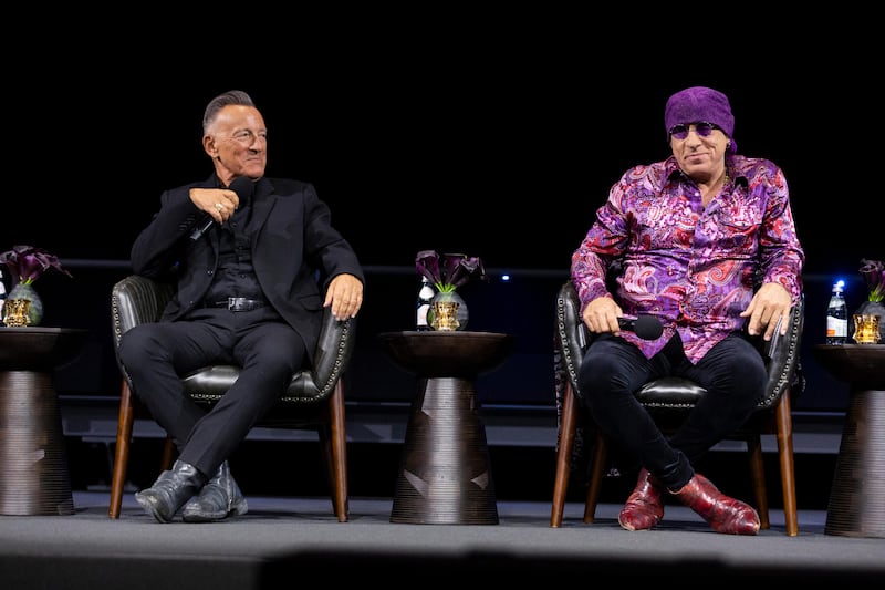 Bruce Springsteen and Stevie Van Zandt attend the LA premiere for “Road Diary: Bruce Springsteen and The E Street Band”