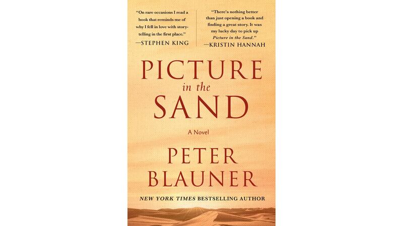 The book cover of Pictures in the Sand by Peter Blauner.