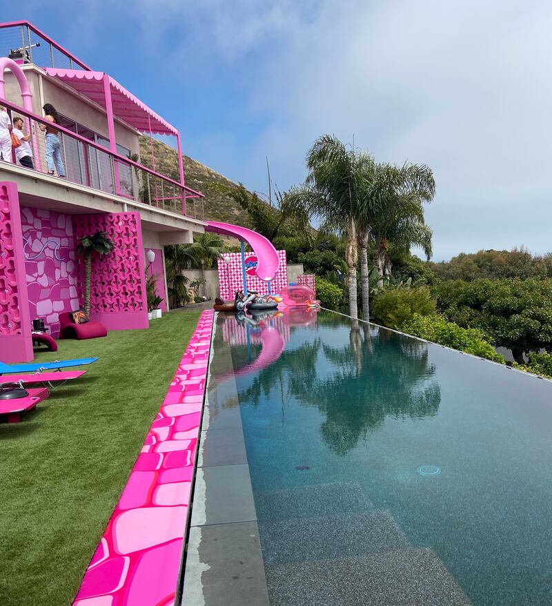 The infinity pool at Ken’s DreamHouse.