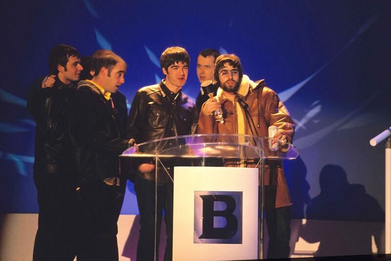 Noel Gallagher, Liam Gallagher and Oasis