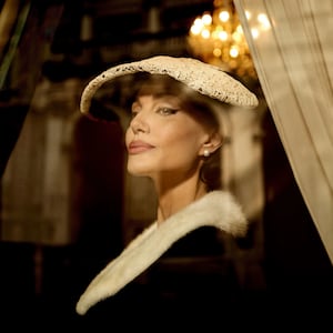 A still of Angelina Jolie as Maria Callas in Maria.