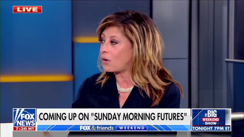 Maria Bartiromo says something bonkers on Fox News.