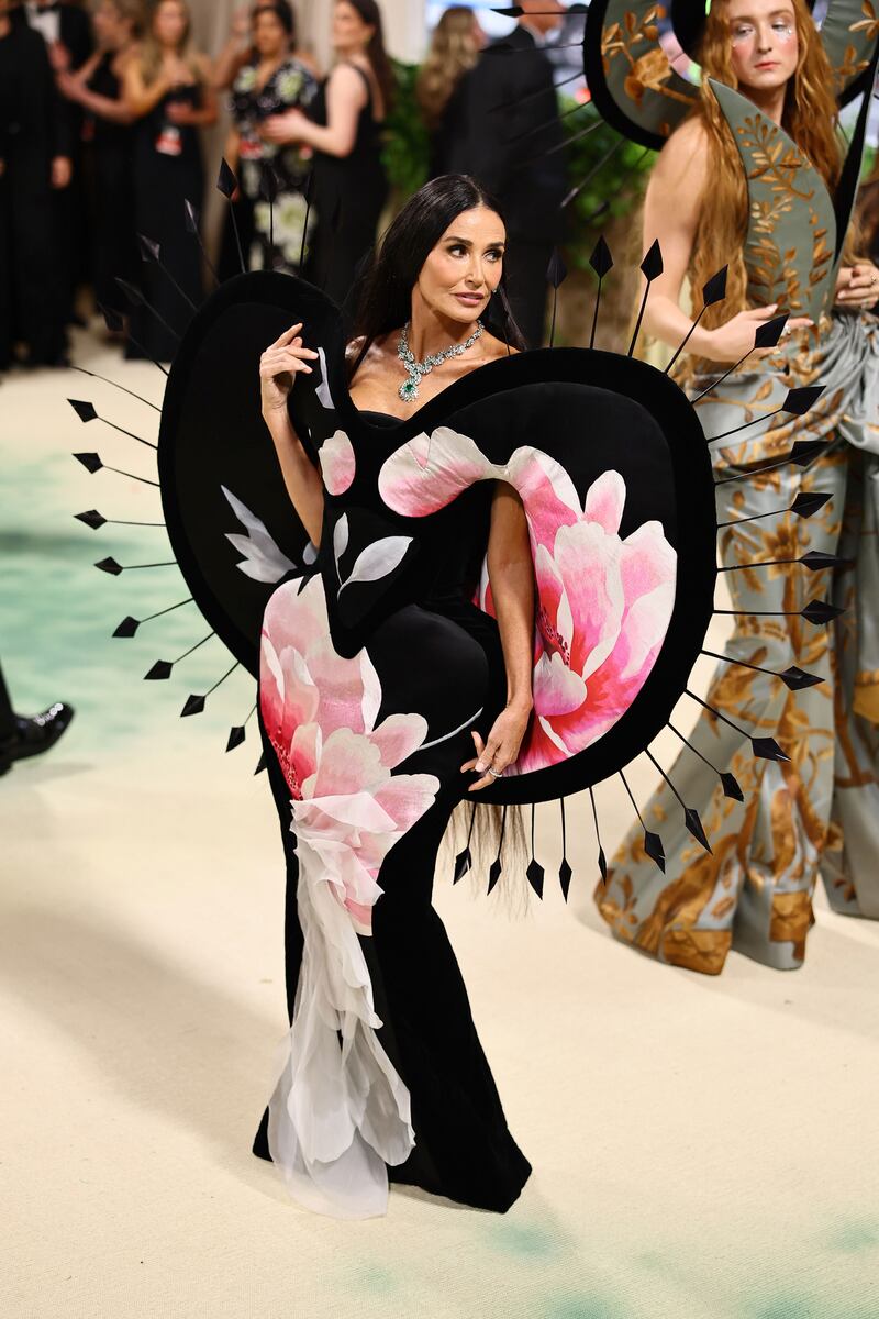 Demi Moore at the Met Gala 2024