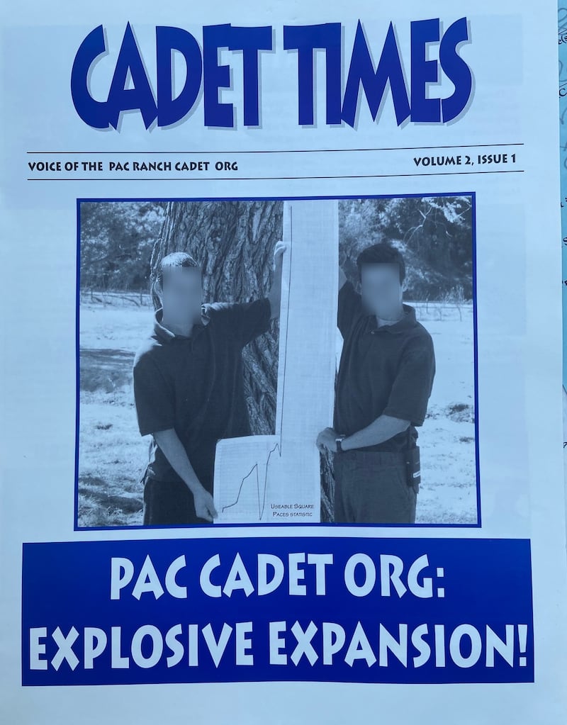 The cover of an undated 1999 issue of Cadet Times, a newsletter for Scientology’s PAC Ranch Cadet Org.