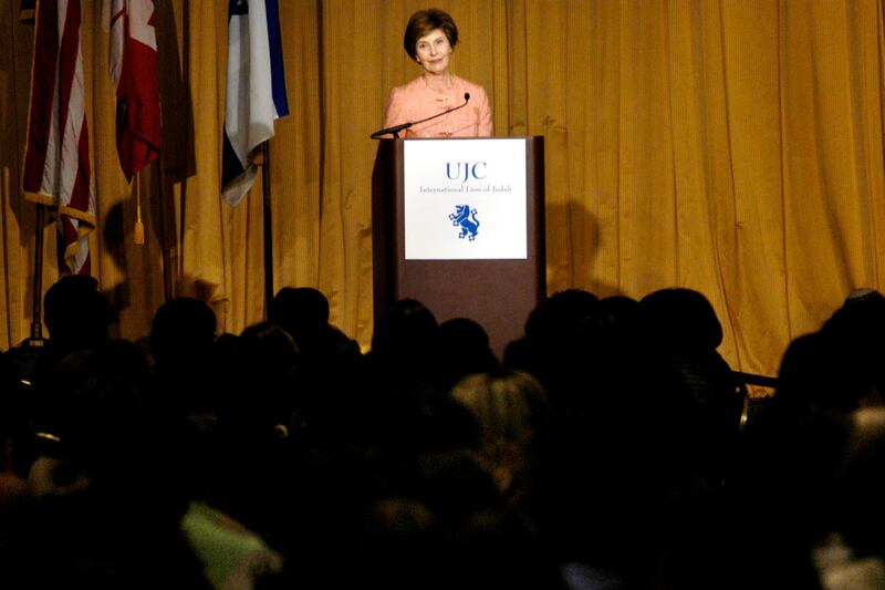 galleries/2012/01/25/americas-most-influential-first-ladies-from-eleanor-roosevelt-to-jacqueline-kennedy-photos/most-influencial-first-ladies-gal-laura-bush_p6wnlv