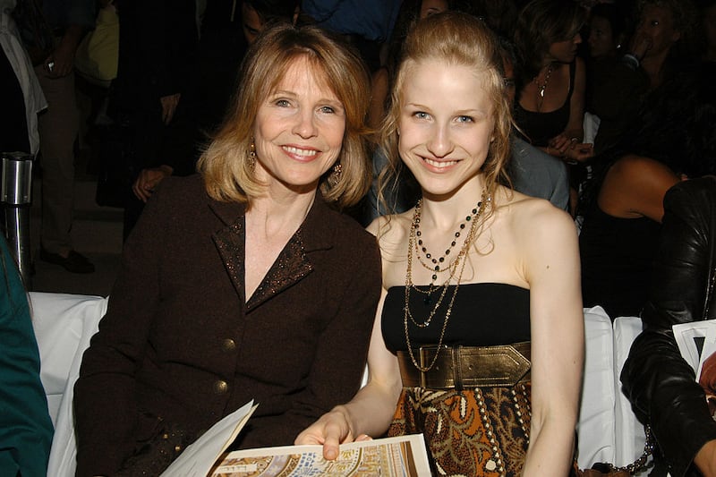 Donna Hanover and Caroline Giuliani pose together in an old photograph.