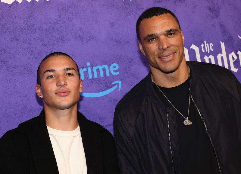 Nikko Gonzalez and his father, Tony Gonzalez