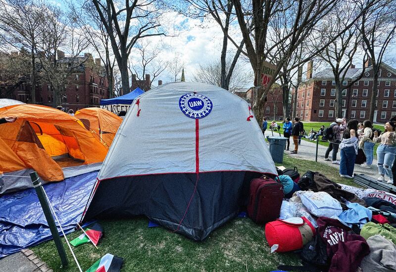 Harvard Gaza protest