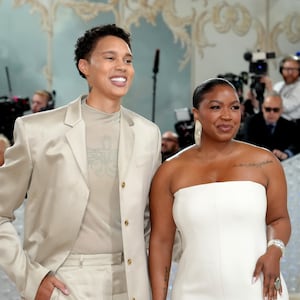 Brittney Griner and Cherelle Griner attend the 2023 Met Gala at Metropolitan Museum of Art.