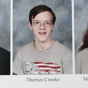 Thomas Matthew Crooks, as seen in a high school yearbook photo