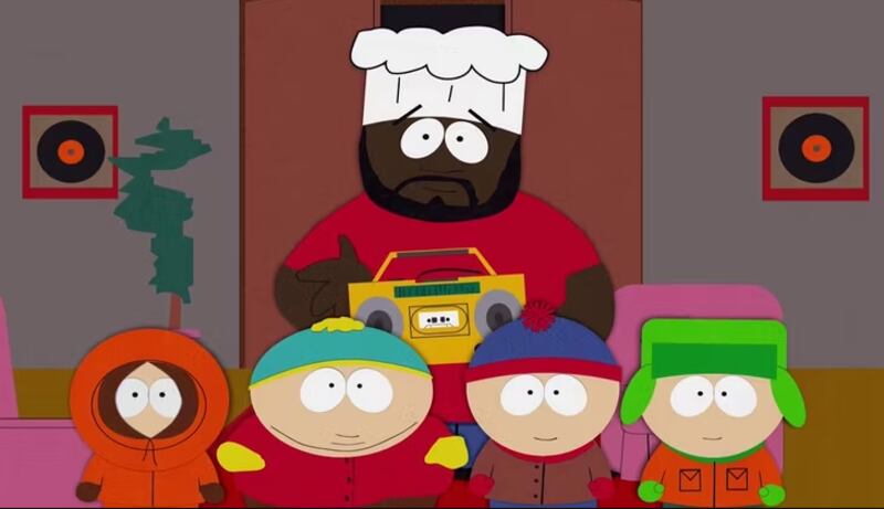 Still from the comedy central show South Park 