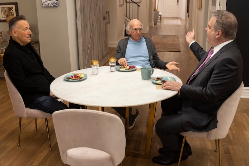 Bruce Springsteen, Larry David, Jeff Garlin in Curb Your Enthusiasm