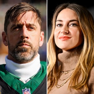 Aaron Rodgers and Shailene Woodley.