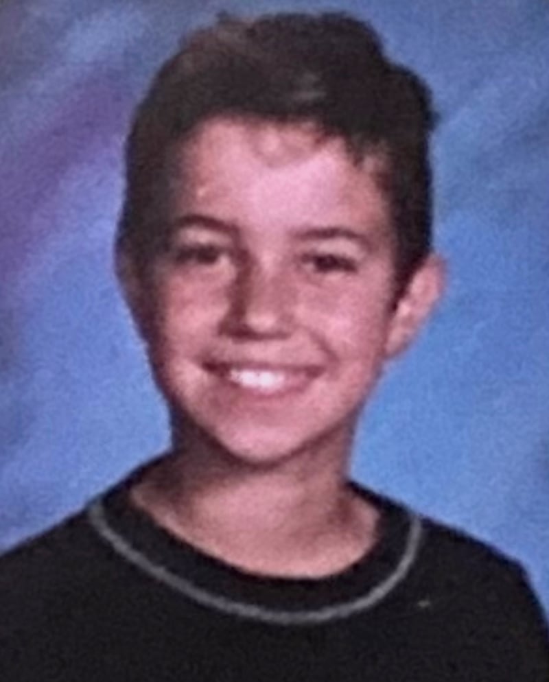 Joe’s 5th grade yearbook photo from 2001.