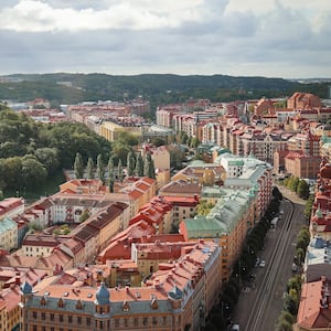 The city of Gothenburg, Sweden.