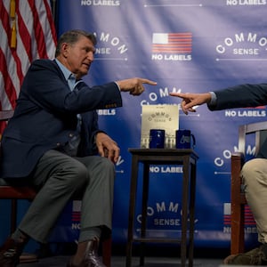 Sen. Joe Manchin III (D-W.Va.) was co-headliner alongside former Utah governor Jon Huntsman (R) at the 'Common Sense' Town Hall.