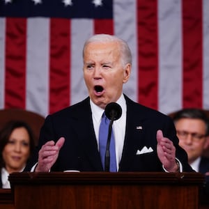 President Joe Biden delivers the annual State of the Union address before a joint session of Congress.