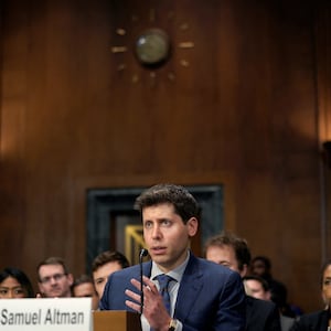 OpenAI CEO Sam Altman testifies before a Senate Judiciary Privacy, Technology & the Law Subcommittee hearing titled Oversight of A.I.: Rules for Artificial Intelligence on Capitol Hill in Washington, D.C., May 16, 2023.