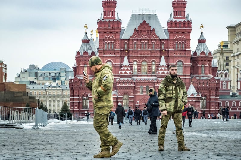 Photograph of Rusich Russian paramilitary group