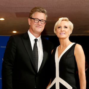 Joe Scarborough and Mika Brzezinski.