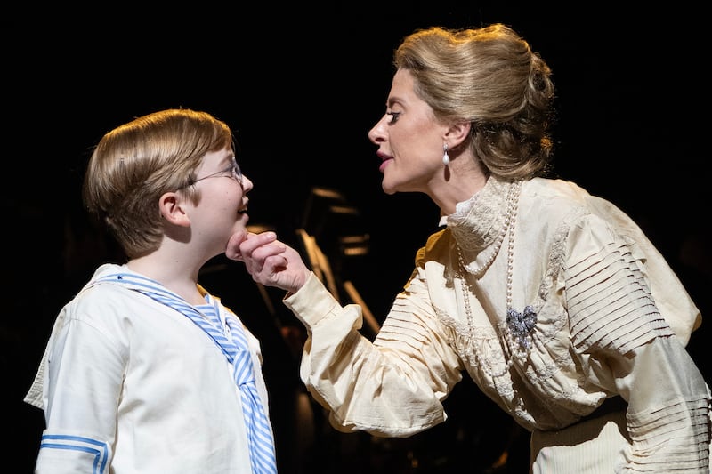 Matthew Lamb, left, and Caissie Levy in 'Ragtime.'