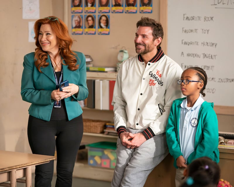 Lisa Ann Walter and Bradley Cooper in Abbott Elementary.