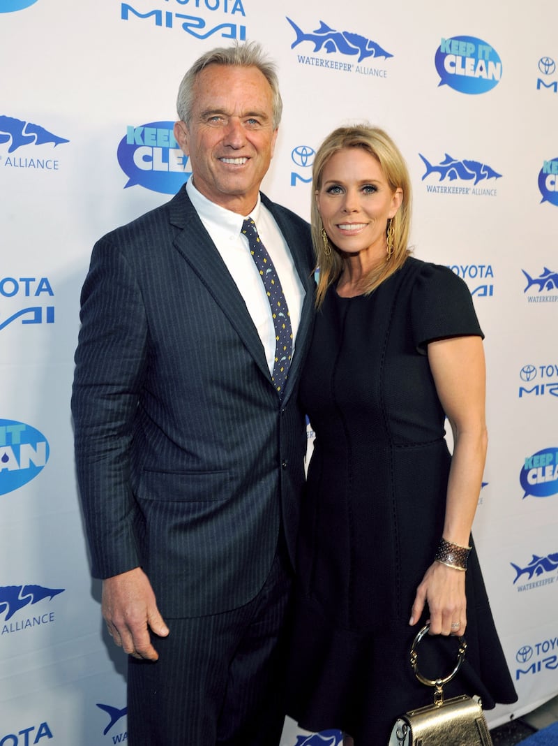 Robert F. Kennedy, Jr. and wife Cheryl Hines in 2018