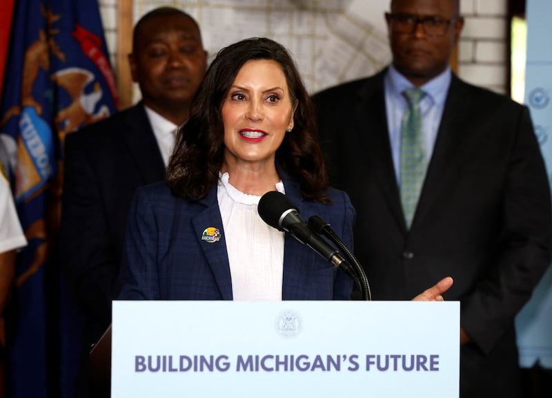 Gretchen Whitmer, Detroit, Michigan, July 24, 2024.