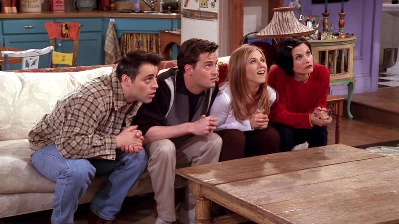 Matt LeBlanc, Matthew Perry, Jennifer Aniston, and Courteney Cox