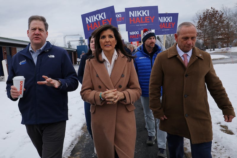 Republican presidential candidate Nikki Haley.