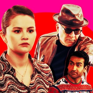 Selena Gomez, Steve Martin, and Kumail Ali Nanjiani.