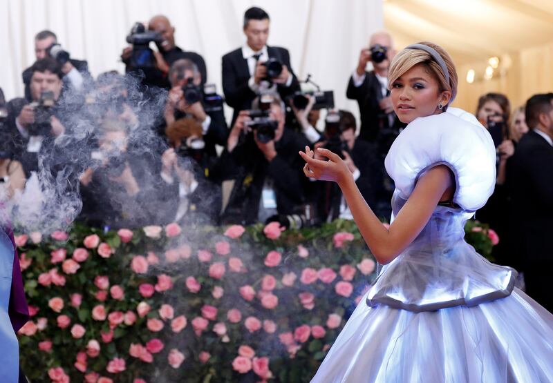 Zendaya during the Met Gala in 2019.