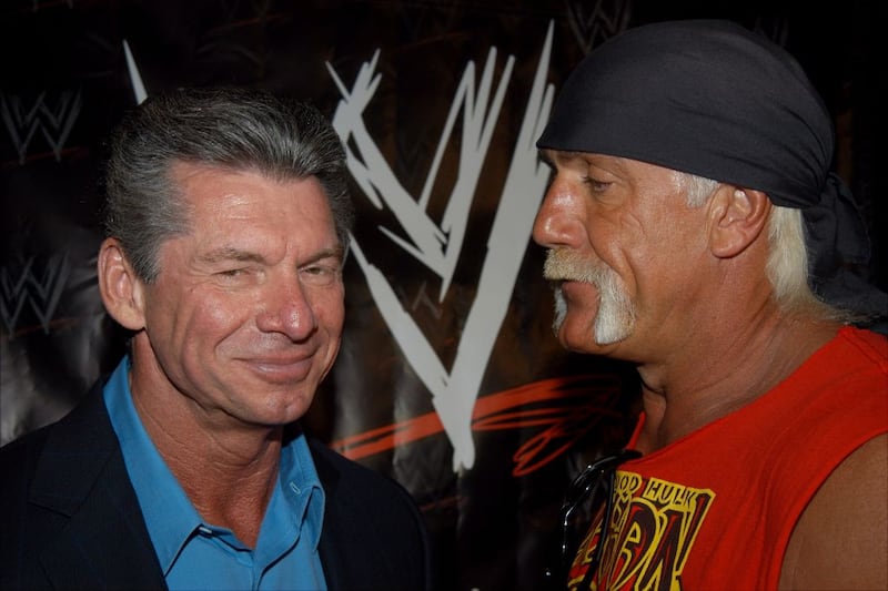 Vince McMahon and Hulk Hogan.