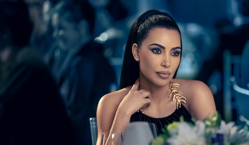 A production still of Kim Kardashian in American Horror Story: Delicate.