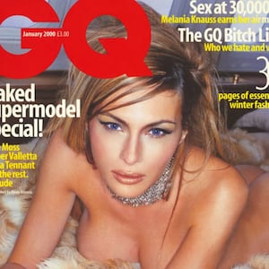 Melania Trump Tweet split with GQ cover