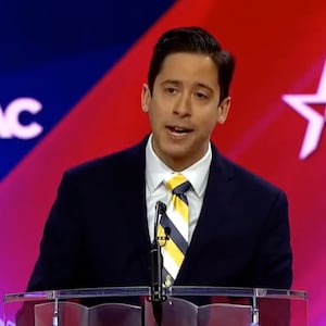 Michael Knowles speaking at CPAC March 4.