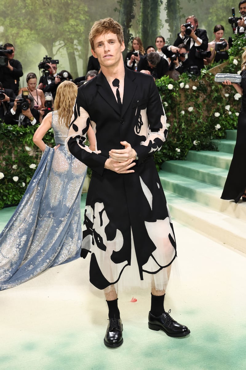 Eddie Redmayne at The Met Gala 2024